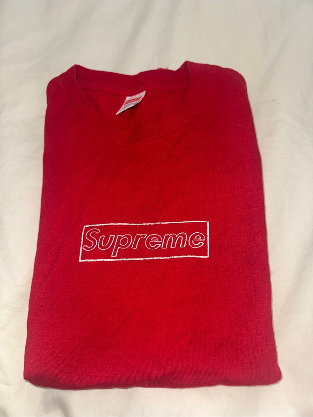 Supreme Red Box Logo Short Sleeve Tee